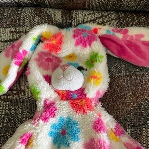 Build a Bear floral flower rabbit bunny